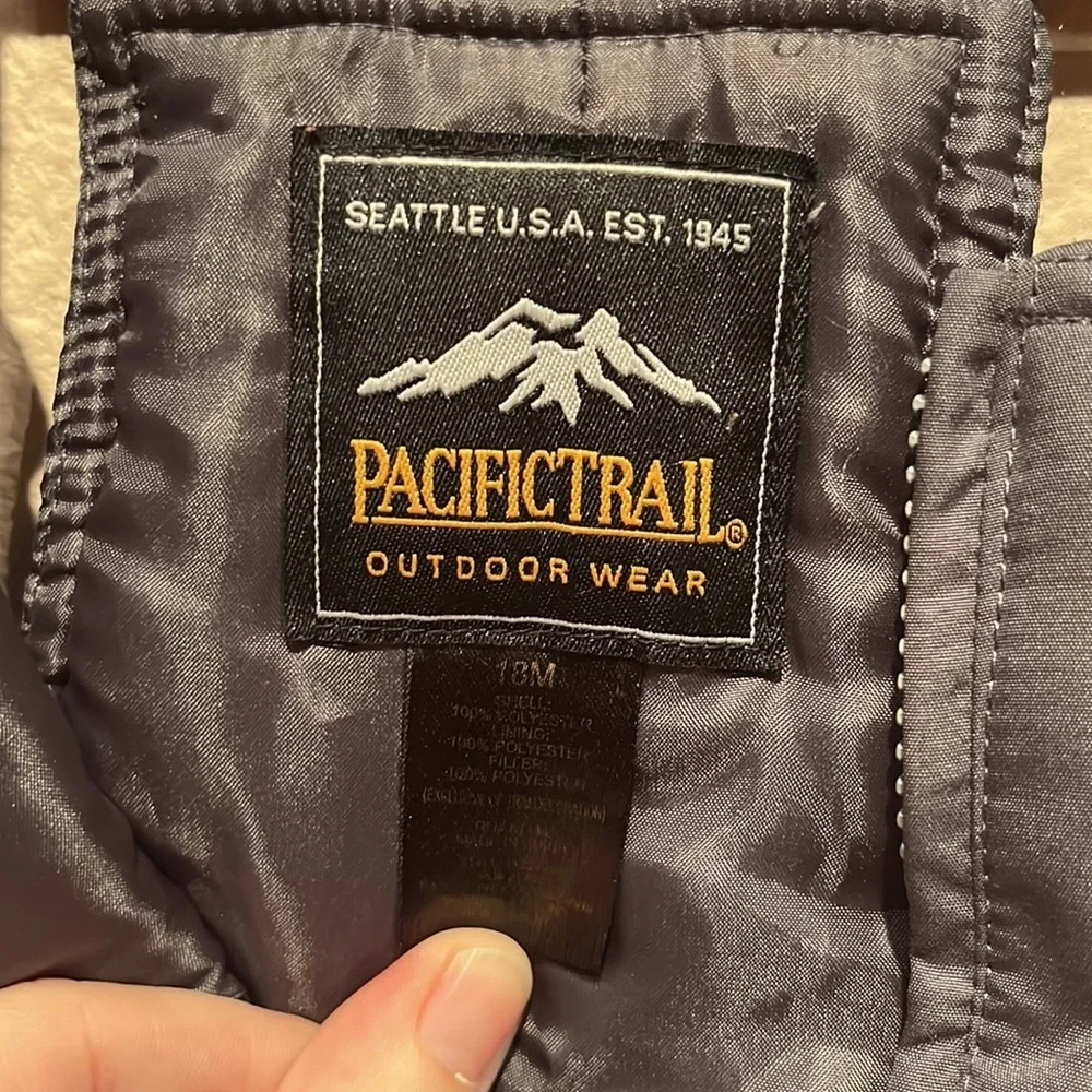Pacific Trail Toddler Snowsuit Overalls Size 18 Months